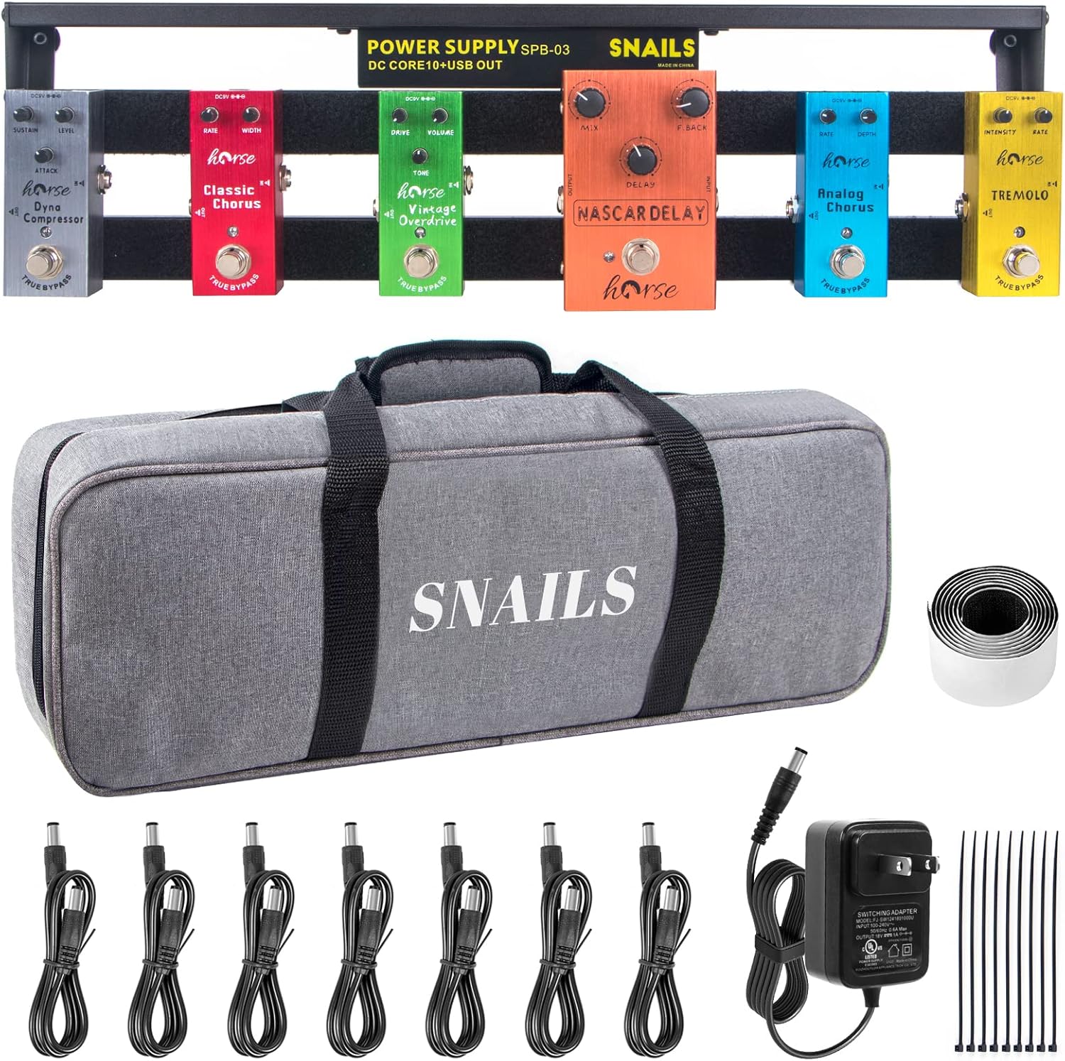 Pedal Board,With Completely Isolated Power Supply...