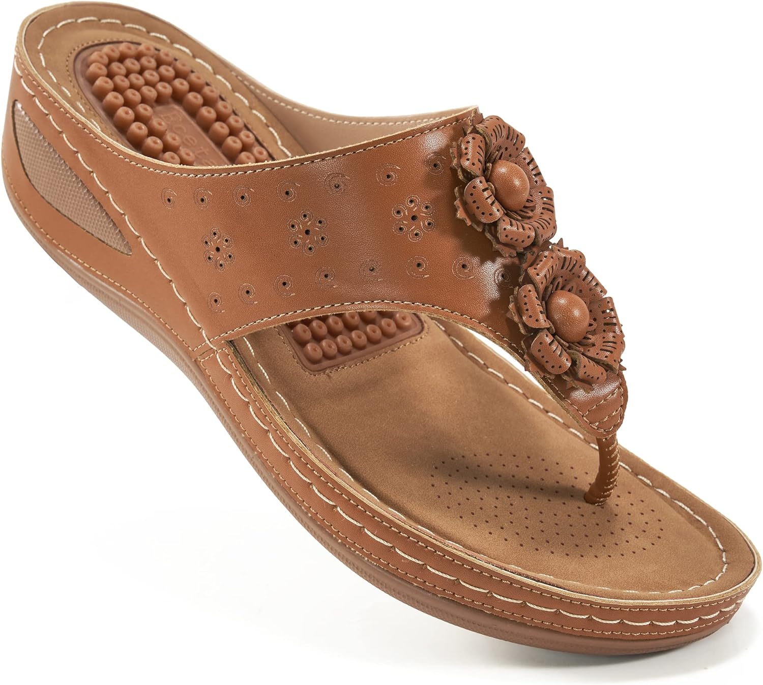 Ecetana Womens Sandals, Special Comfortable Dressy Casual Summer Beach Shoes, In...