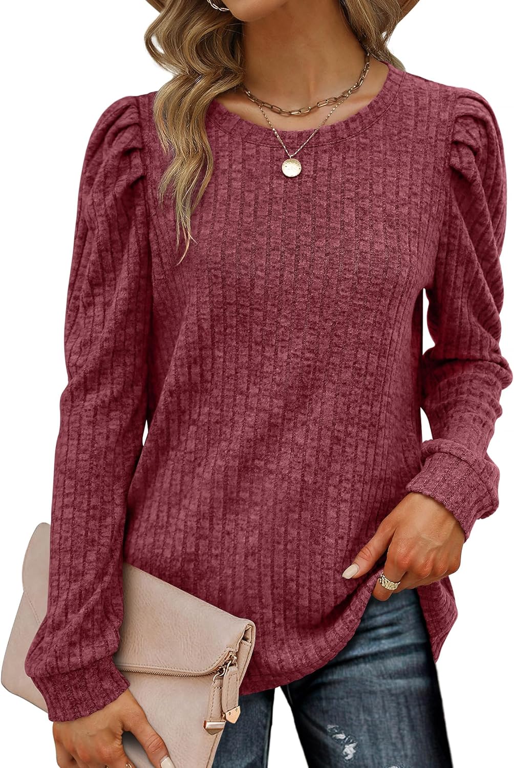 Geifa Sweaters, Stylish Sweaters for Women, Unique Lightweight Crewneck Sweaters...