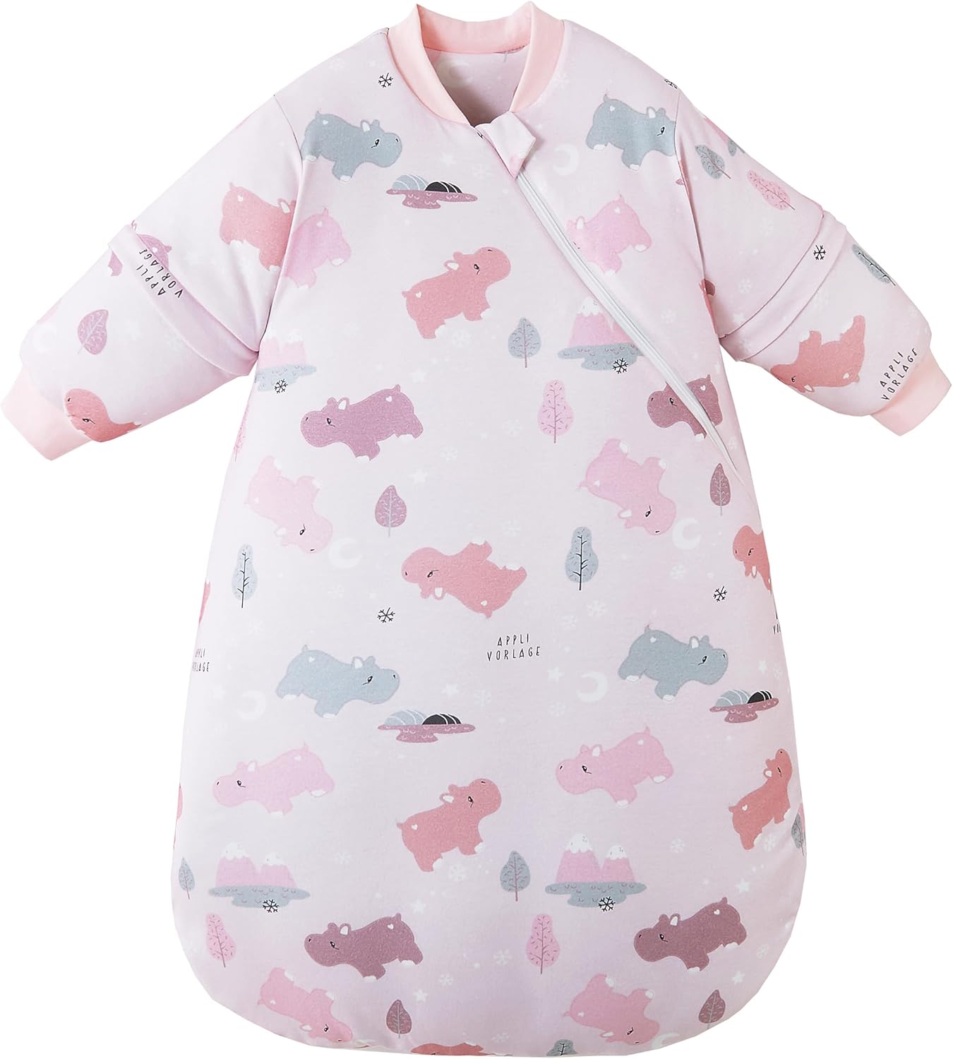 Chilsuessy Baby Sleeping Bag Winter Wearable Blanket Kids Sleeping Bag with Deta...