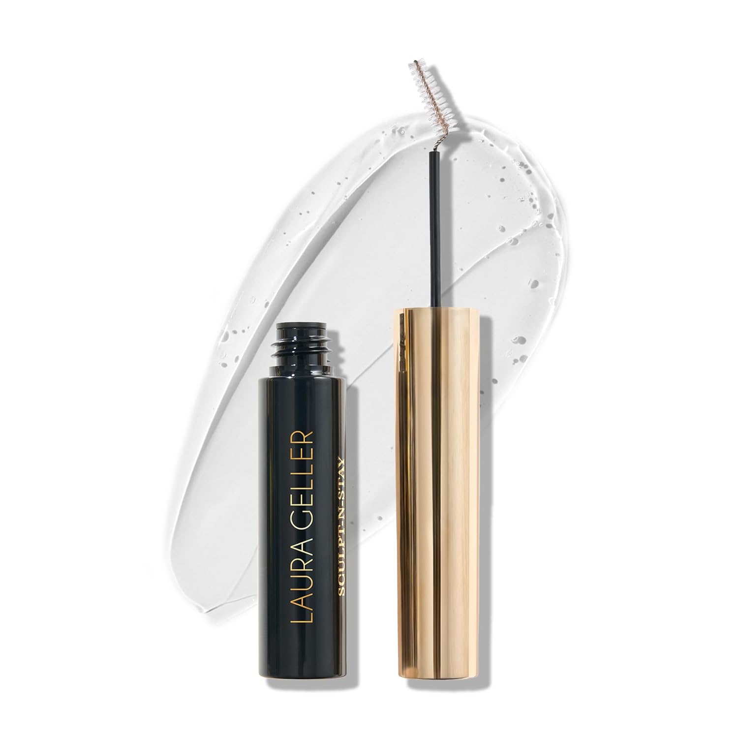 LAURA GELLER NEW YORK Sculpt-n-Stay Clear Brow Gel, Special Eyebrow Setting Gel,...