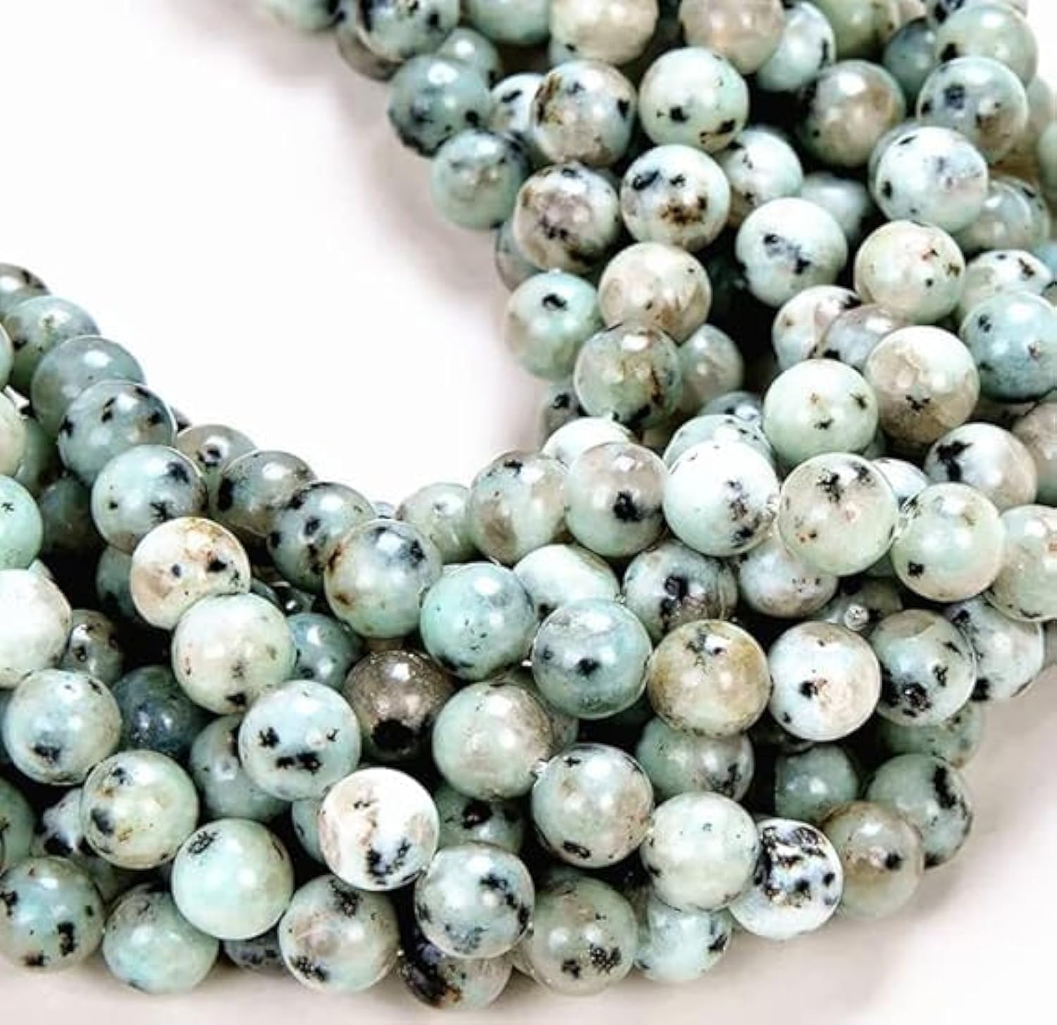 Zenkeeper Kiwi Jasper Beads, High-Quality Gemstones for Jewelry Making, Innovati...