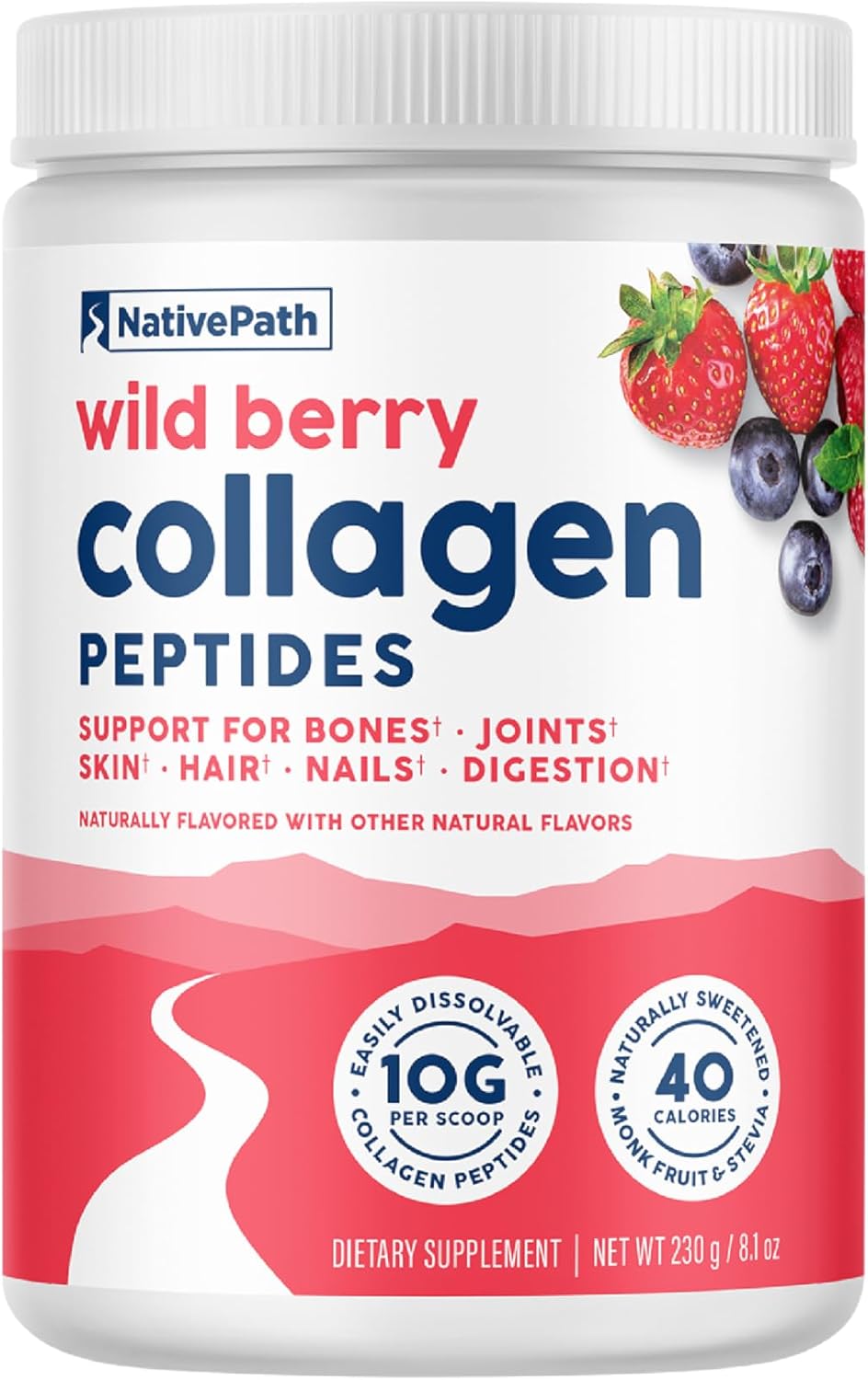 NativePath Collagen Peptides - Hydrolyzed Type 1 & 3 Collagen. Keto & Paleo Gras...
