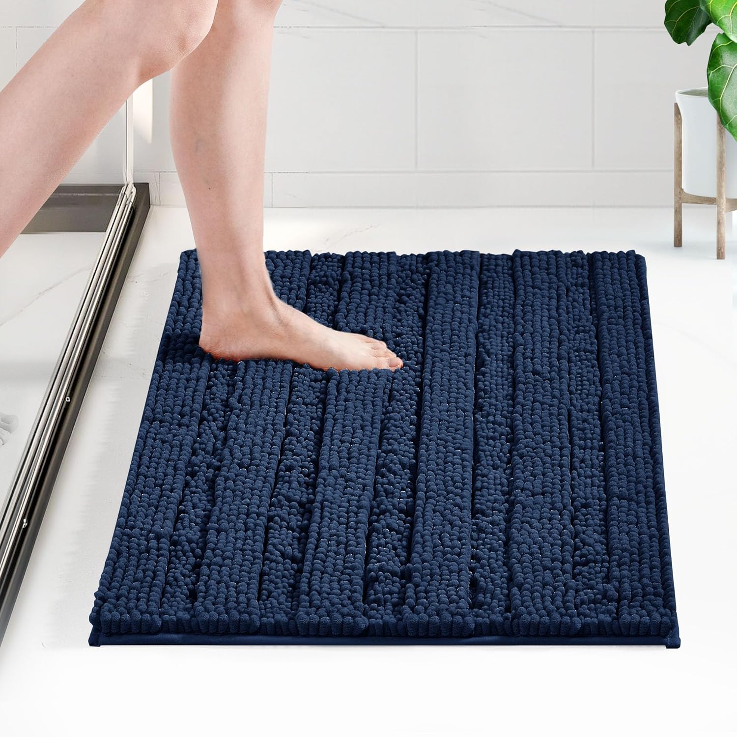 Deconovo Bath Mat, Special Bathroom Rug for Extra Soft Plush Feel, Innovative No...