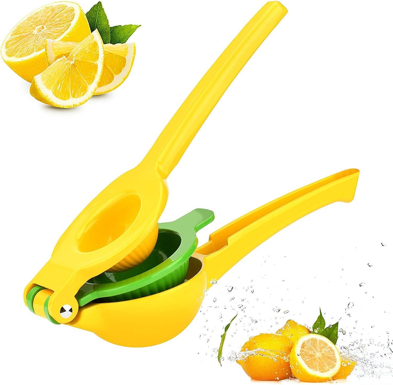 FUKTSYSM Lemon Squeezer - 2 in 1 Metal Citrus Squeezer, Lemon Juicer/Lime Squeez...