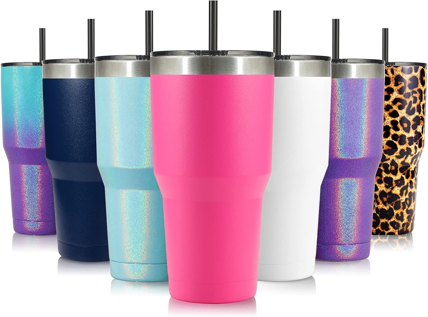 Zibtes 30oz Insulated Tumbler, Special Stainless Steel Tumbler with Double Vacuu...