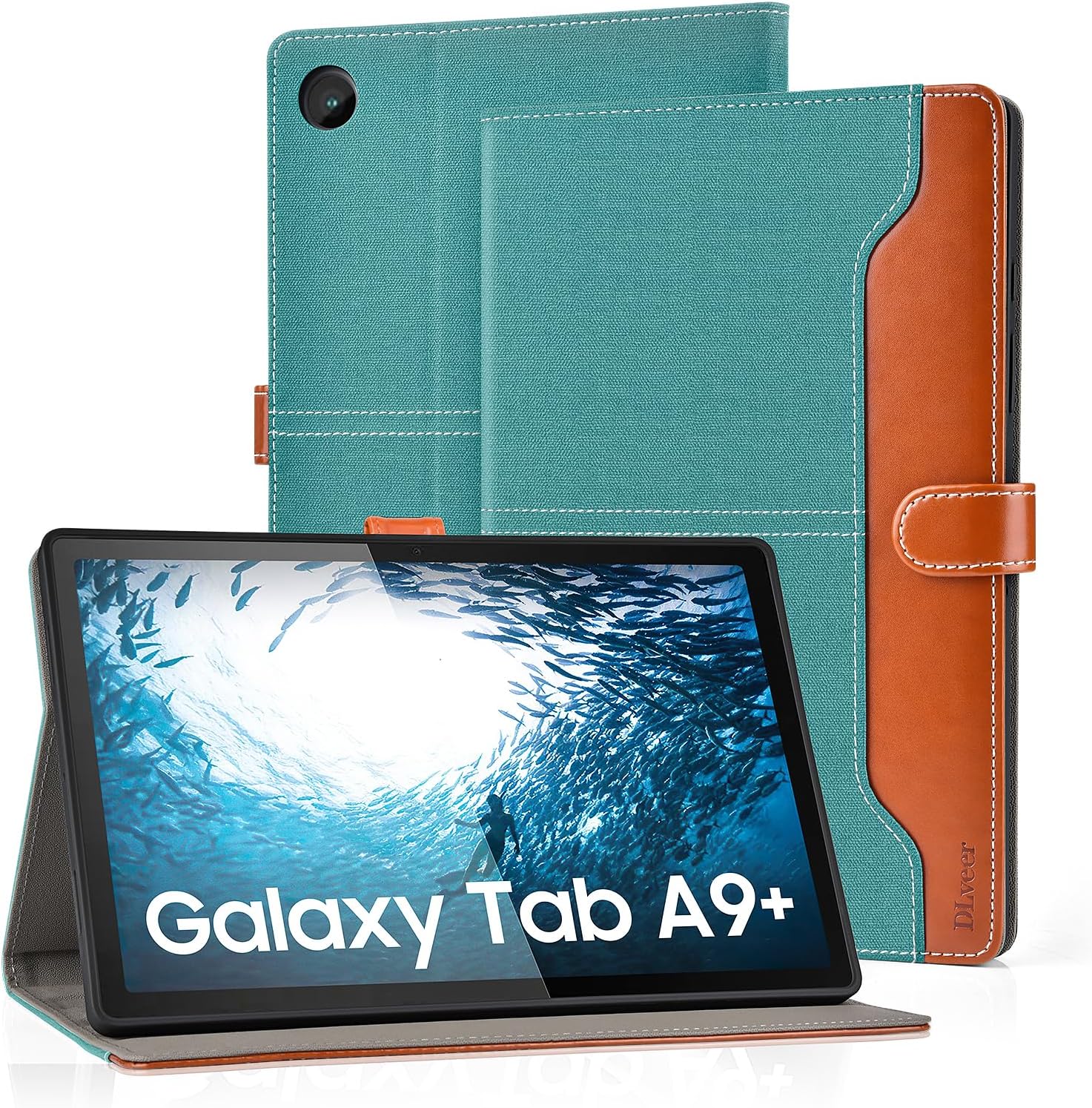 DLveer Case for Samsung Galaxy Tab A9+ Plus 11 inch 2023 (SM-X210/SM-X215/SM-X21...