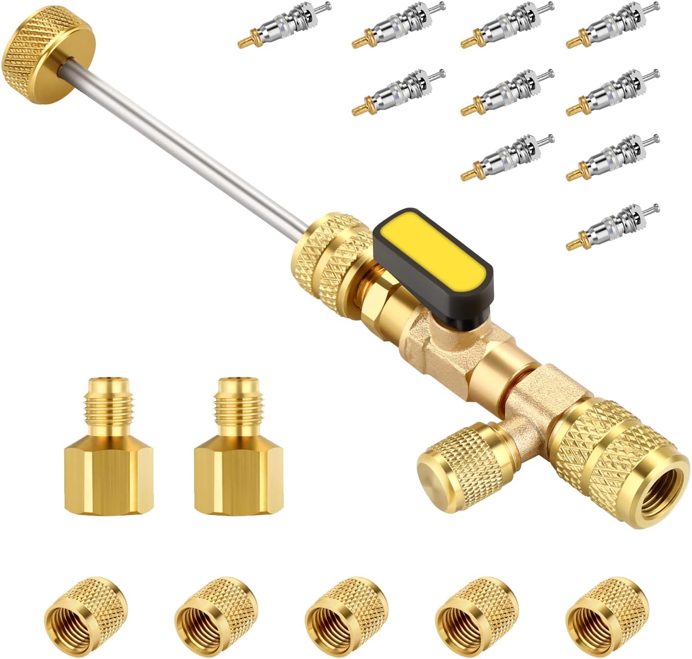 High-Quality WADEO HVAC Valve Core Removal Tool, Efficient Valve Core Remover wi...