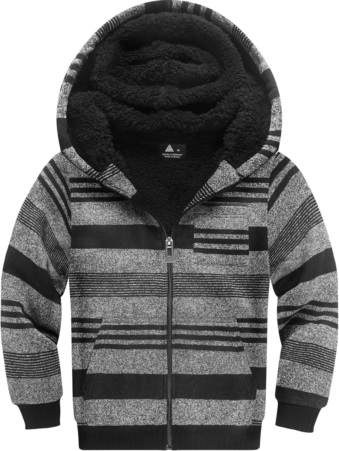 SWISSWELL Boys Hoodie Graphic Fleece Jacket Long Sleeve Youth Sweatshirt Full Zi...