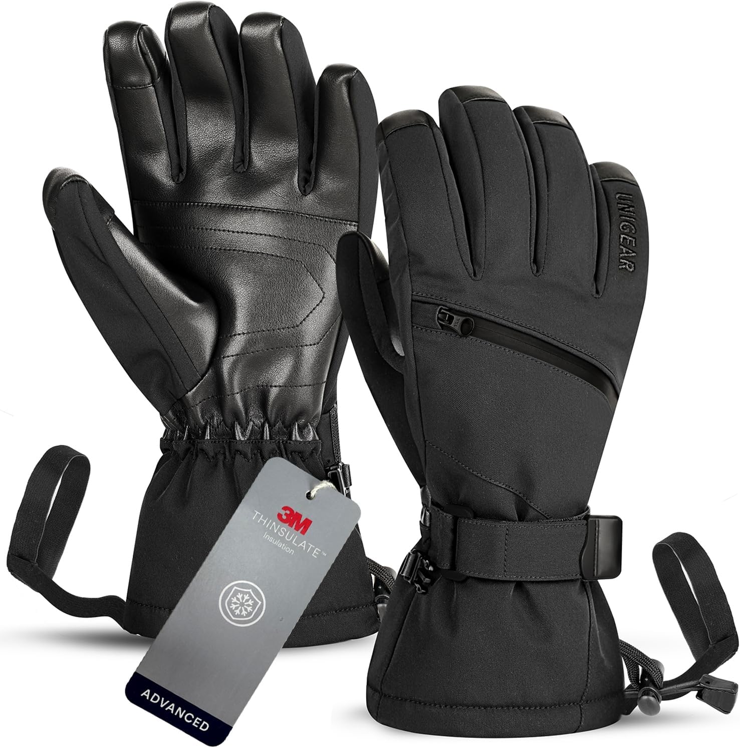 Unigear Ski Gloves, Special Waterproof Touchscreen Snowboard Gloves, Innovative...