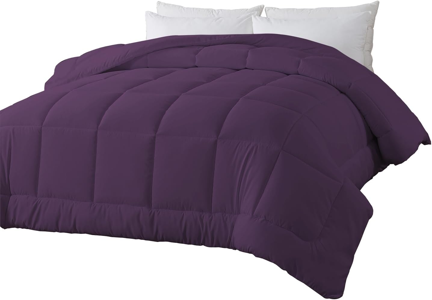 BedTreat Down Alternative Comforter Twin Duvet Insert with Corner Tabs, All Seas...