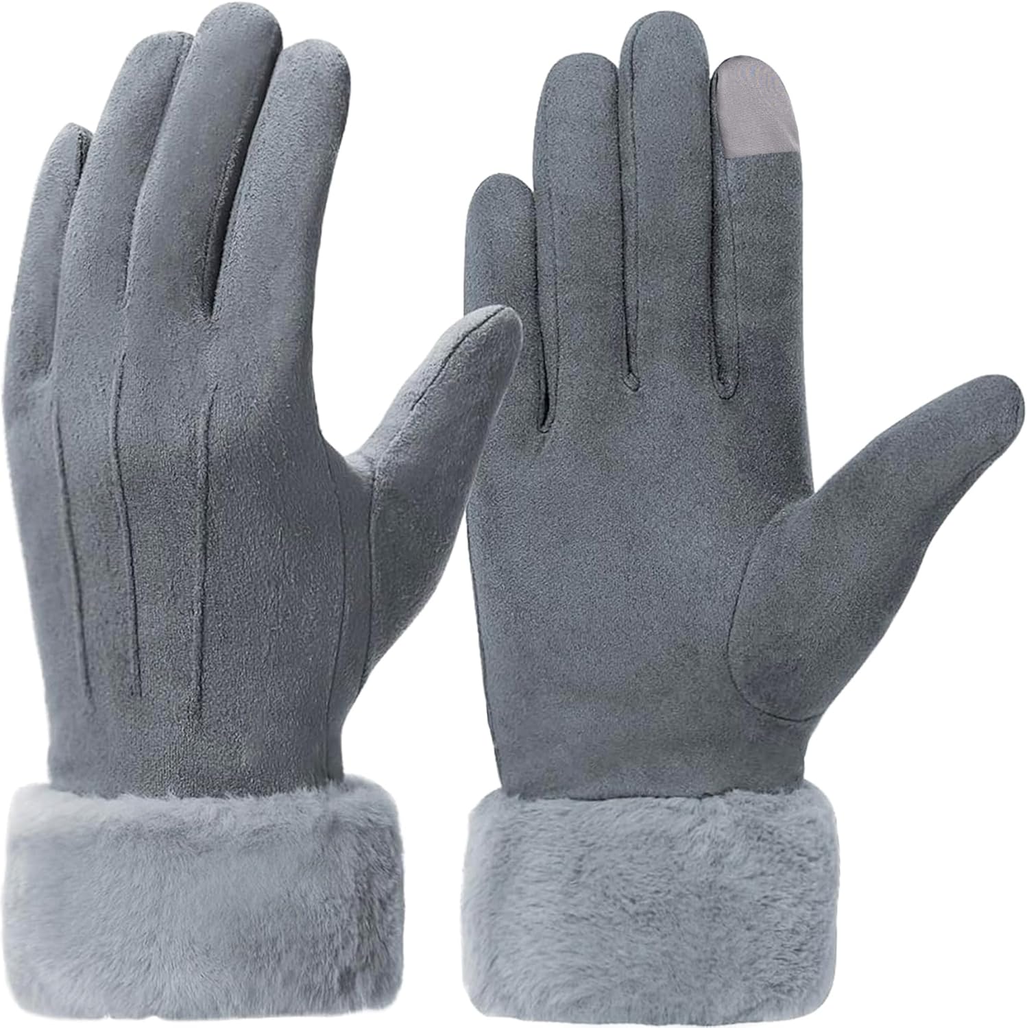 Vagasi Women Touch Screen Gloves - Winter Warm Fleece Lined Touchscreen Gloves L...