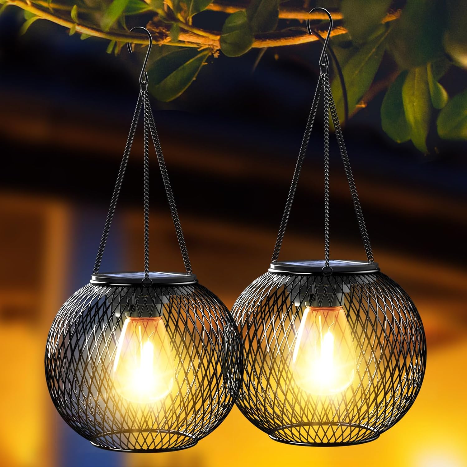 Ortiny Solar Lights Outdoor Garden Waterproof IP65 Garden Ornaments Outdoor Sola...