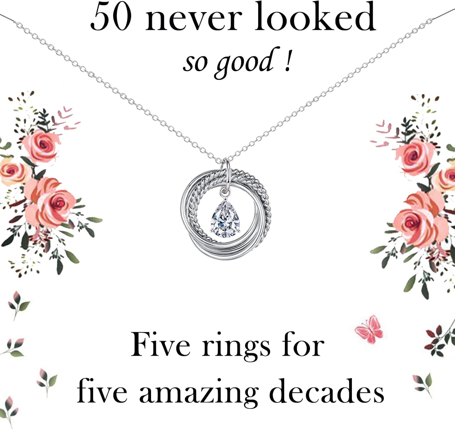 VOSAP 30th 40th 50th 60th 70th Birthday Gifts for Women, Best Friend Birthday Gi...