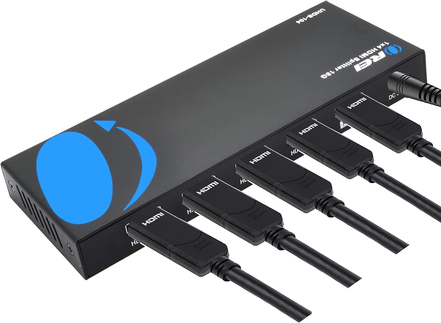 OREI UltraHD 4K HDMI Splitter, Special 1 X 4 HDMI Splitter 1 in 4 Out 4 Port, Hi...