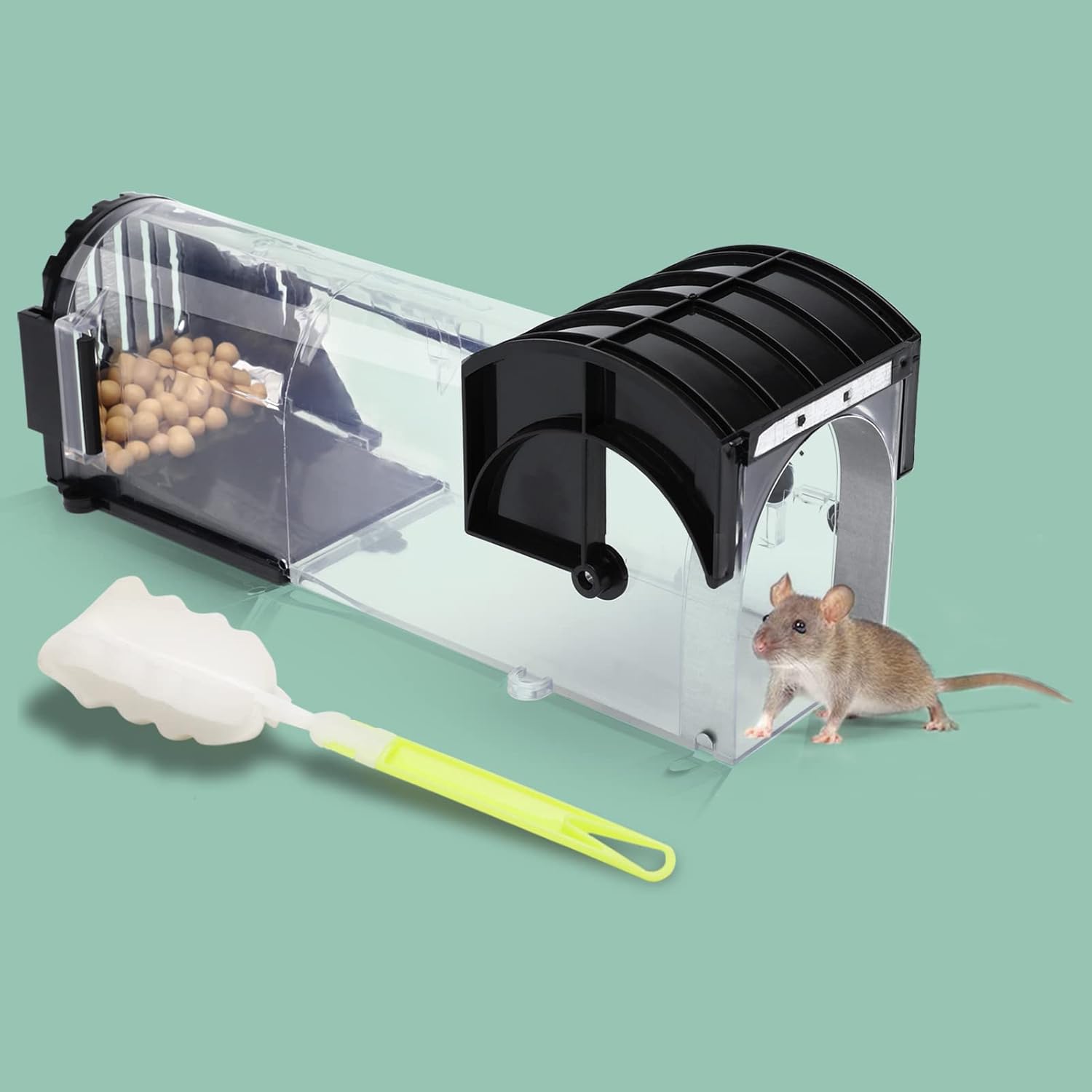 Humane Mouse Traps Indoors, Live Mice Traps, Upgraded Sensitive Effective,Touchl...