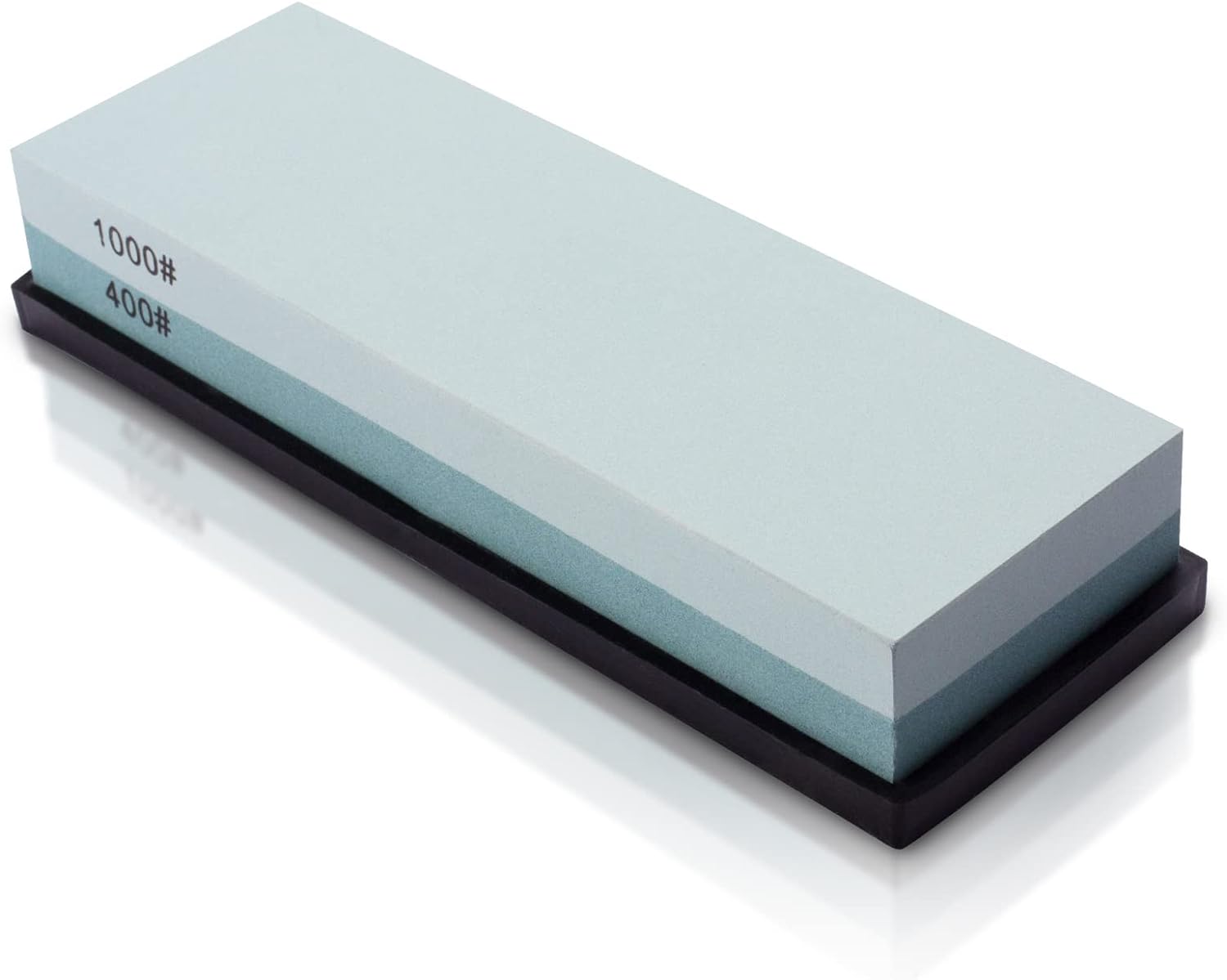 MIDO Professional Abrasive Kitchen Knife Sharpening Stone 400/1000 Grits Whetsto...