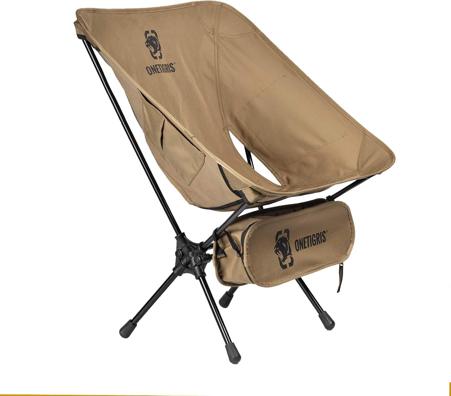 OneTigris PROMENADE Folding Camping Chair, 150kg Capacity Compact Outdoor Chair...