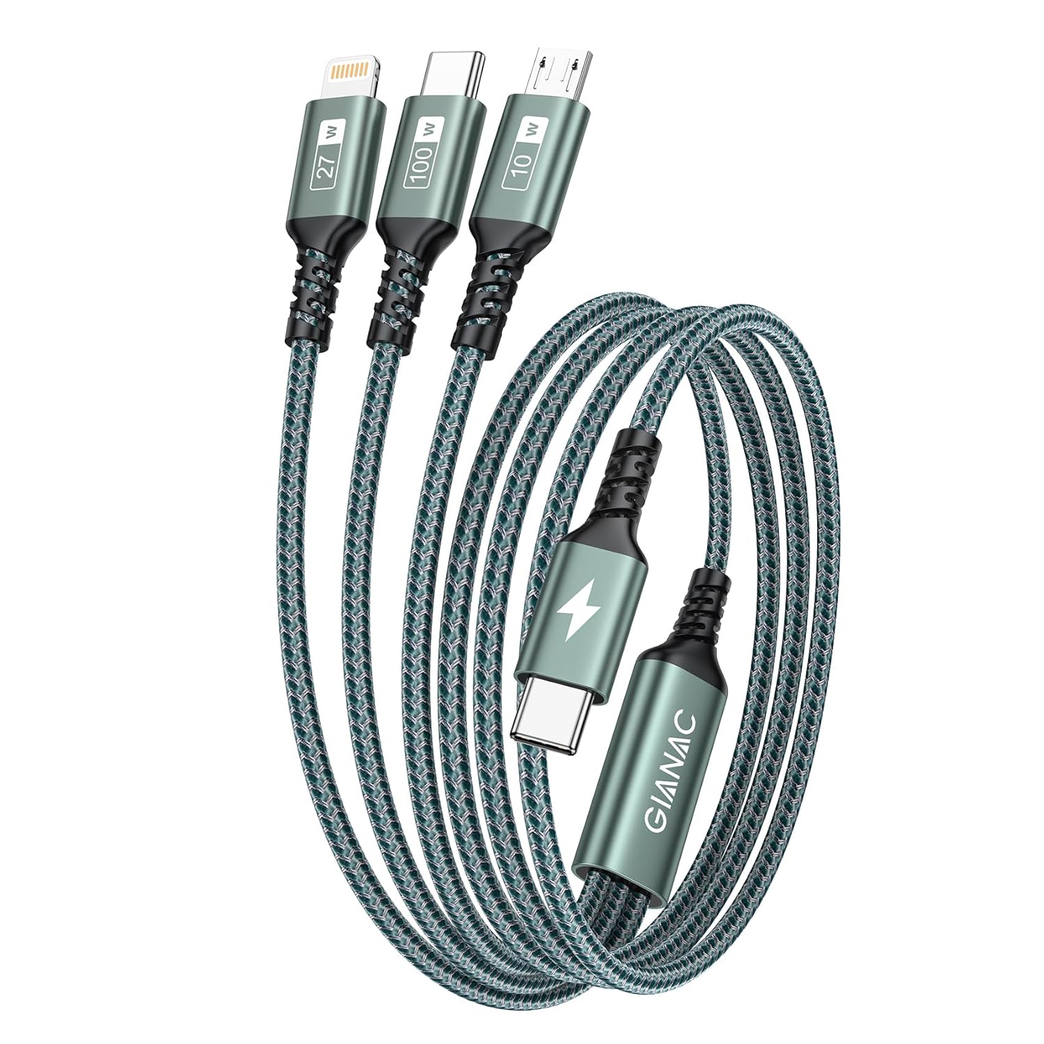 100W USB C to Multi Charger Cable [1.2M] Super Fast Cha100W USB C to Multi Charg...
