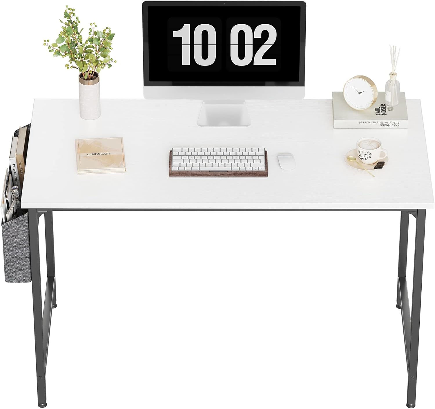 CubiCubi Study Computer Desk, Special Home Office Writing Desk, Modern Simple St...