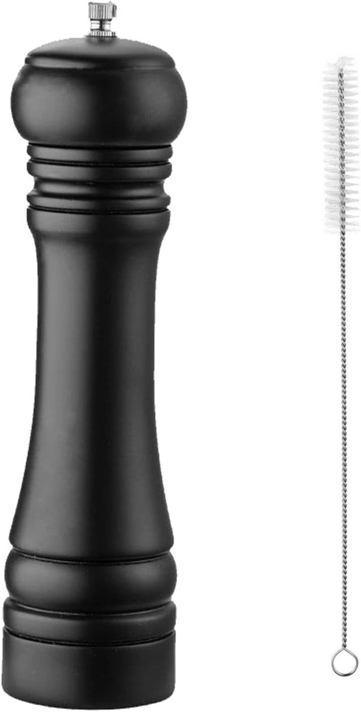 BINHAI Wooden Pepper Mill Black Pepper Grinder Kit Manual Mills Solid with Stron...