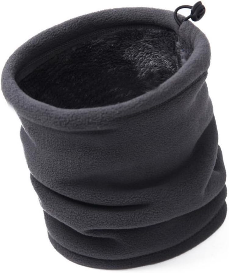 Qxuan Thermal Snoods for Men Winter Thick Fleece Neck Warmer Gaiter Warm Neck Tu...