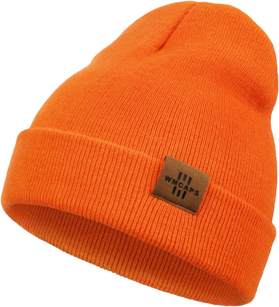 Beanie for Kid, Stretchy Childrens Thermal Insulated Wolly Hat with Turn Up for...