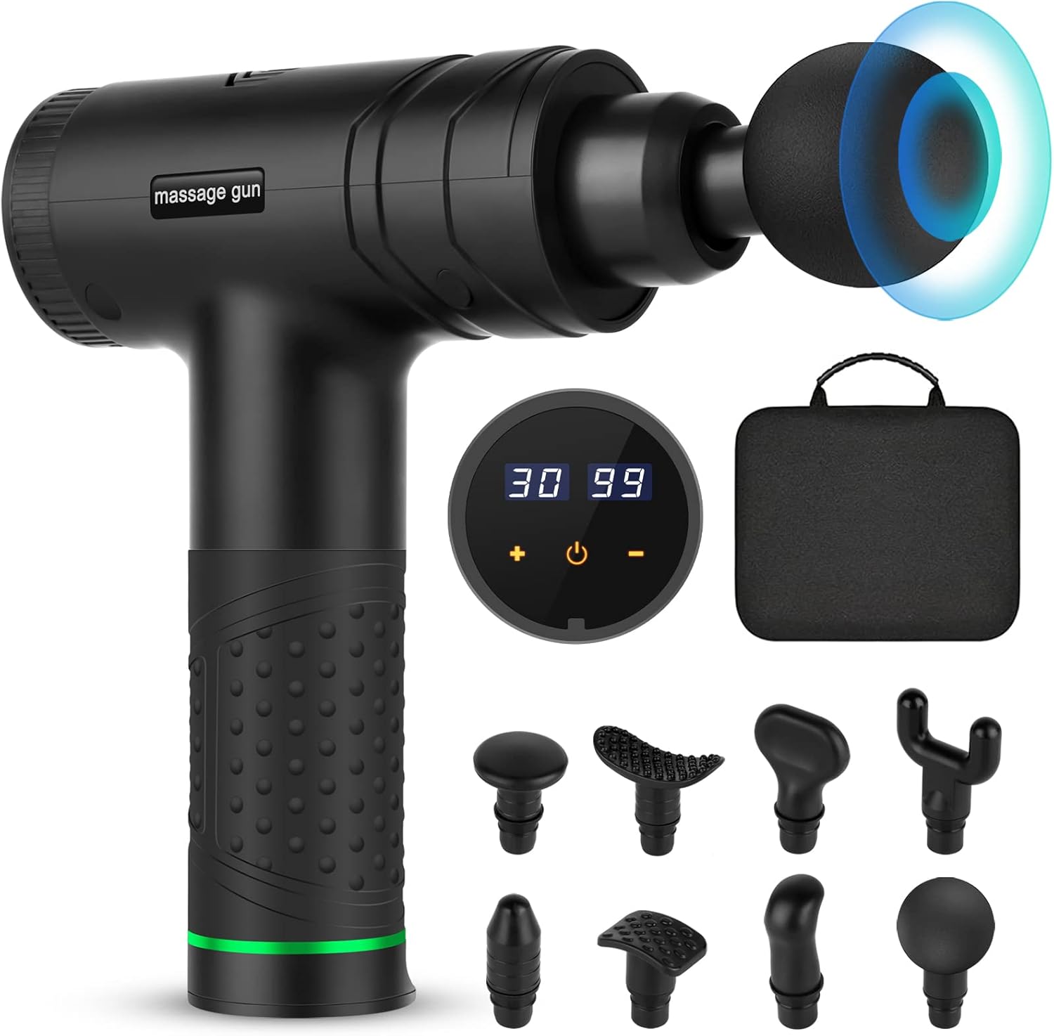 Uplayteck Massage Gun Deep Tissue - 30 Speeds Powerful Percussion Muscle Massage...
