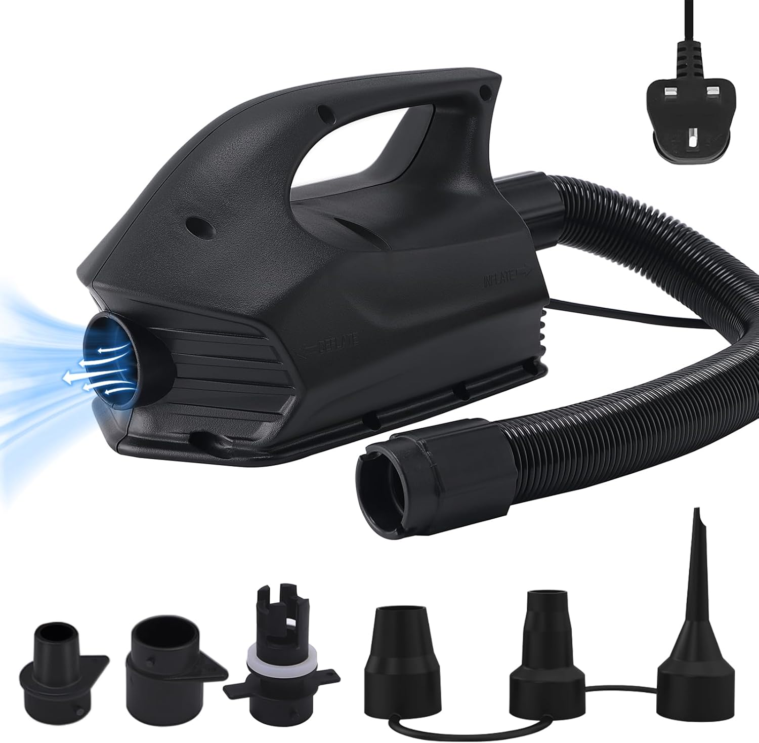 Nestling SUP Pump,Portable Electric Pump,220-240V/600W 2PSI Air Pump,Quick-Fill...