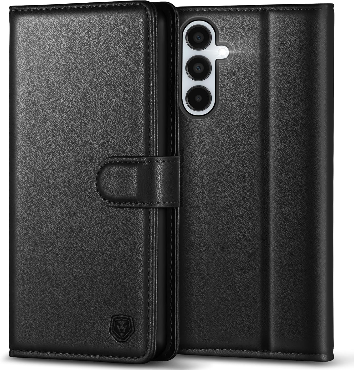 Kuafcase for Samsung A15 4G/5G Case with 4 Card Slots Magnetic Closure Kickstand...