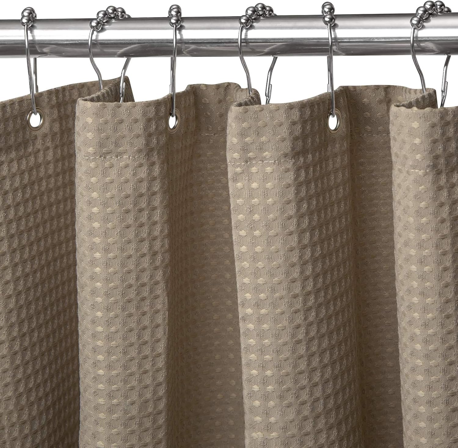 VANZAVANZU Shower Curtain, High-Quality Shower Curtain with Metal Hooks, Innovat...