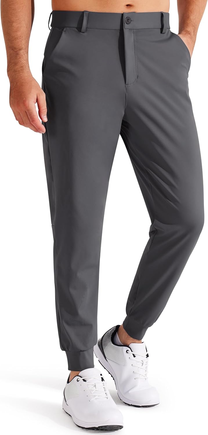 Libin Men's Golf Joggers Stretch Slim Fit Golf Pants Jogging Bowling Outdoor Chi...