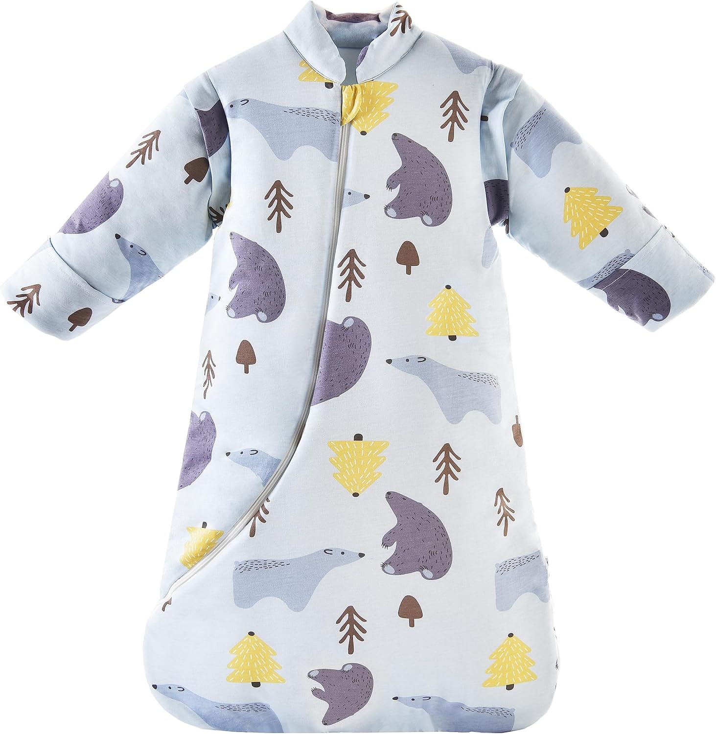 Chilsuessy Baby Sleeping Bag, Special Sleeping Bag with Detachable Long Sleeves,...