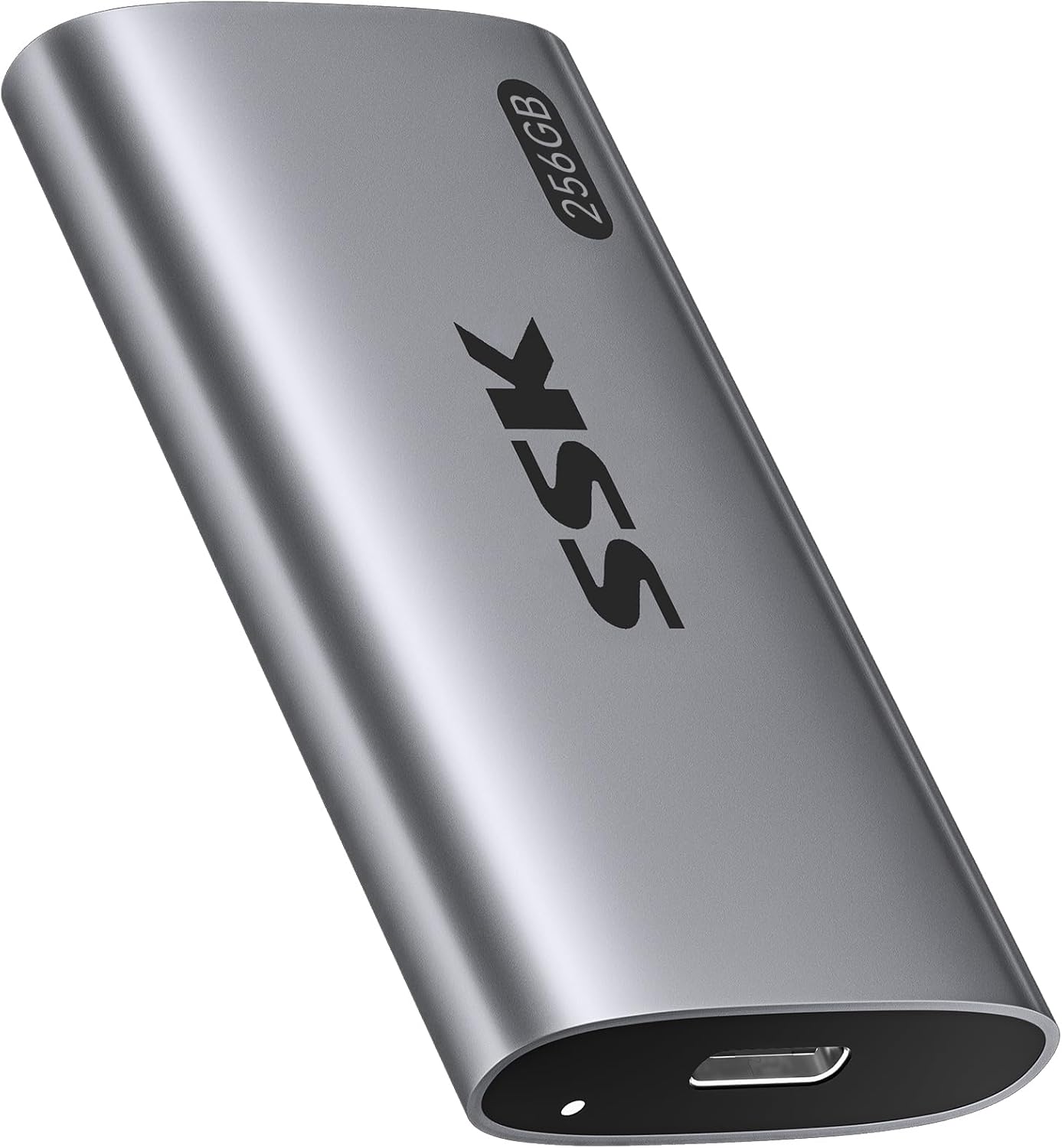 SSK 256 GB SSD External Hard Drive, Portable SSD External Drive Up to 550MB/s, U...