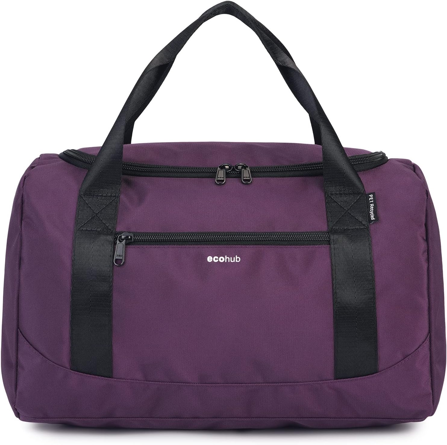 ECOHUB Ryanair Cabin Bags 40x20x25 Underseat Cabin Bag Purple Without shoulder s...