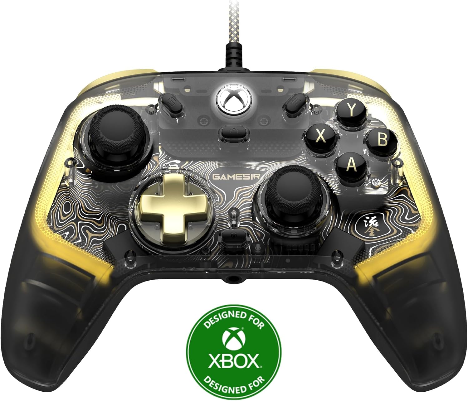 GameSir Kaleid Flux Enhanced Wired Controller for Xbox, RGB Lighting and Hall Ef...