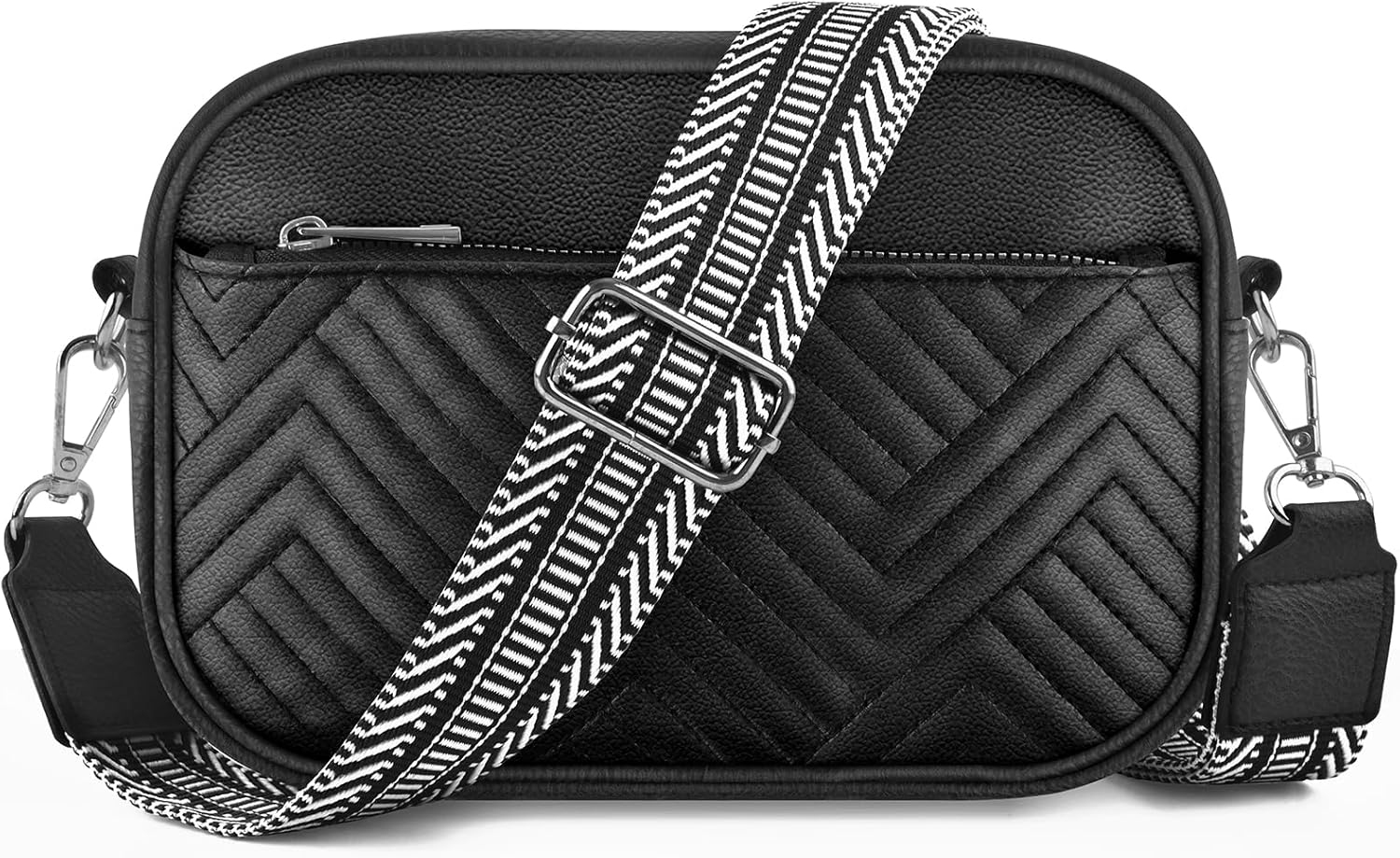 ERKOON Small Quilted Crossbody Bag, Women's Purses with Wide Strap Adjustable Sh...