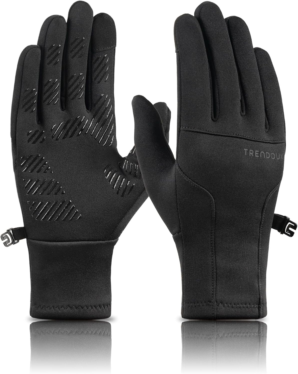 TRENDOUX Thermal Gloves Women Winter: Warm Slim Fit Touch Screen Gloves With Ant...