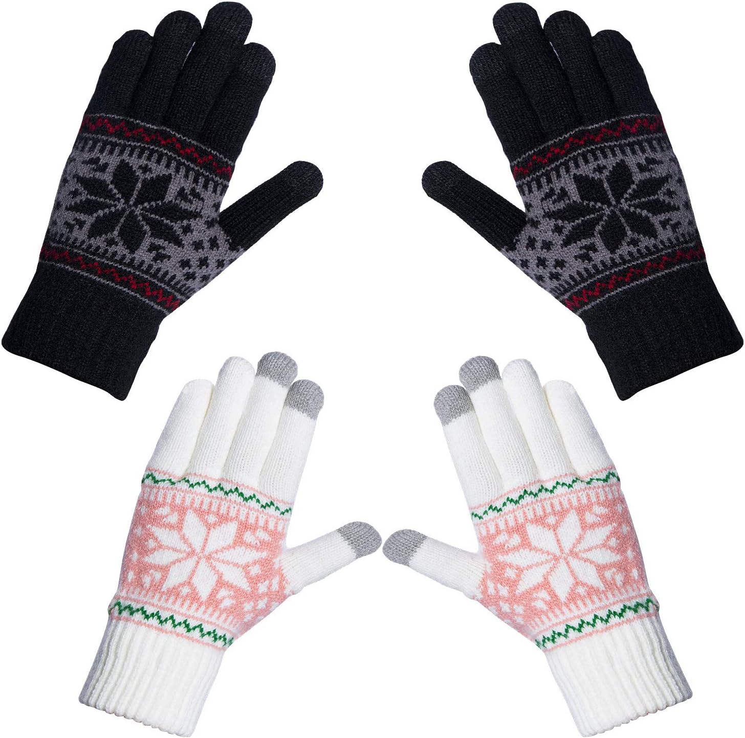 Chalier Fashion Winter Touch Screen Gloves, Special Thermal Gloves for Women, In...