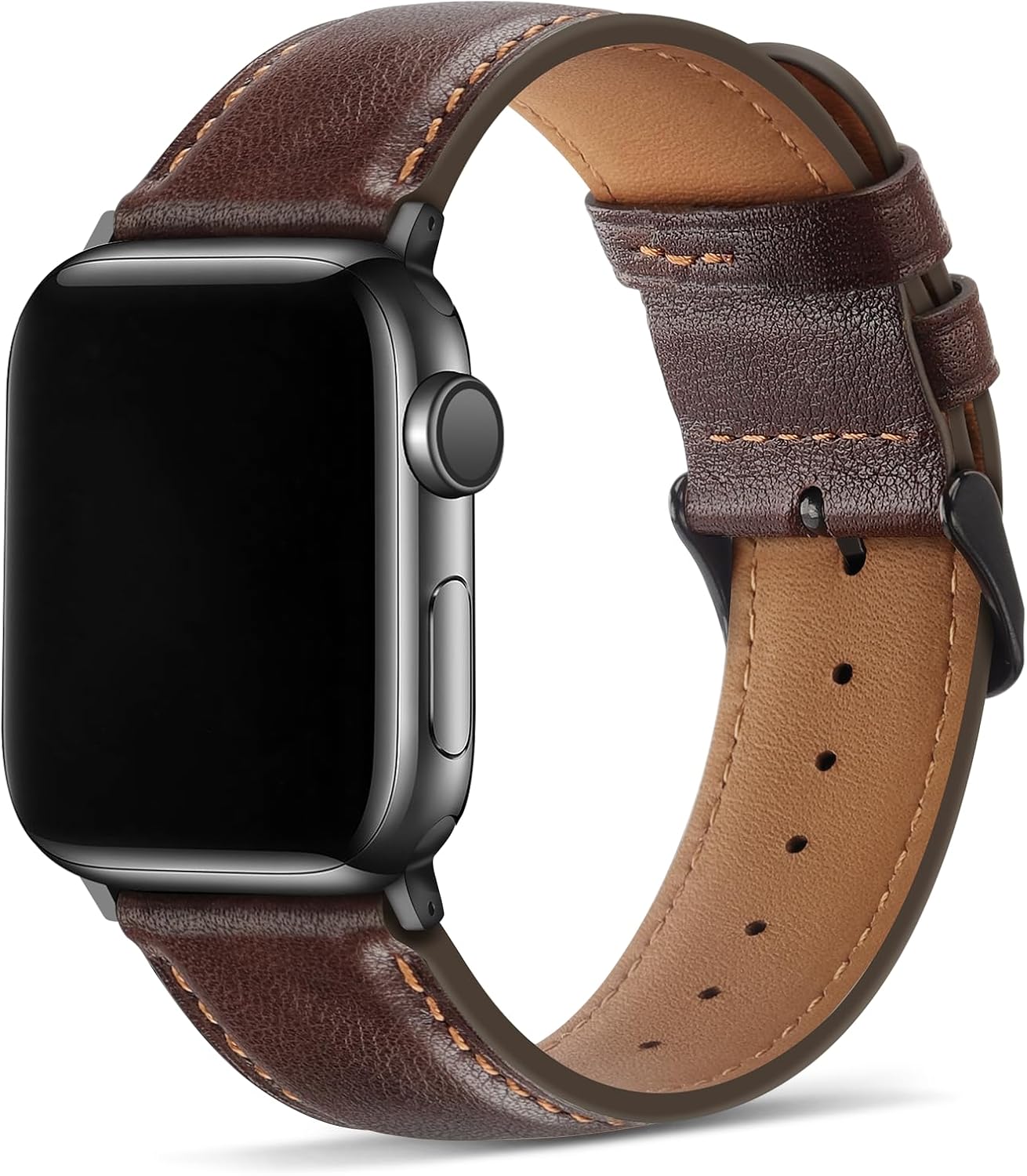 Tasikar Bands Compatible with Apple Watch Band 49mm 46mm 45mm 44mm 42mm Men Genu...