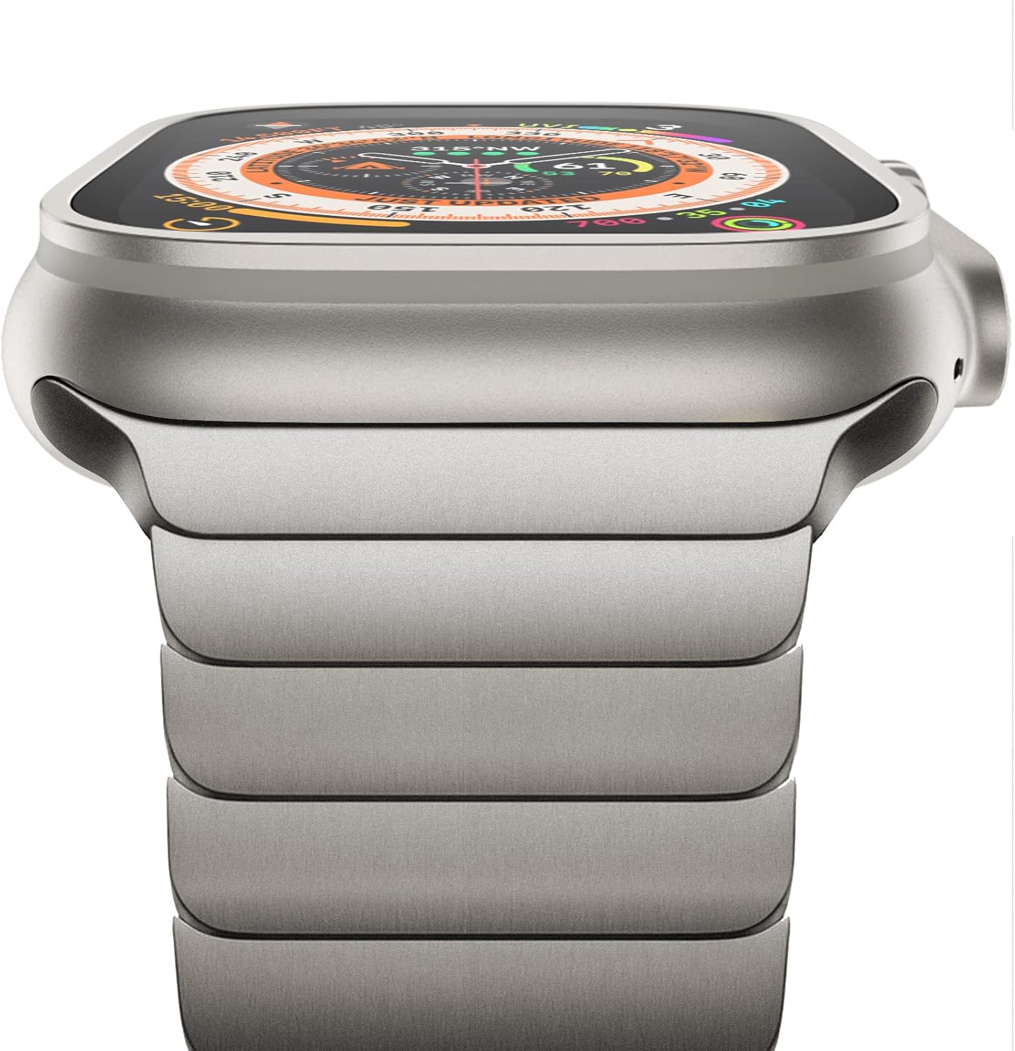 NewWays Stainless Steel Band Compatible with Apple Watch Band Titanium 42mm(Seri...