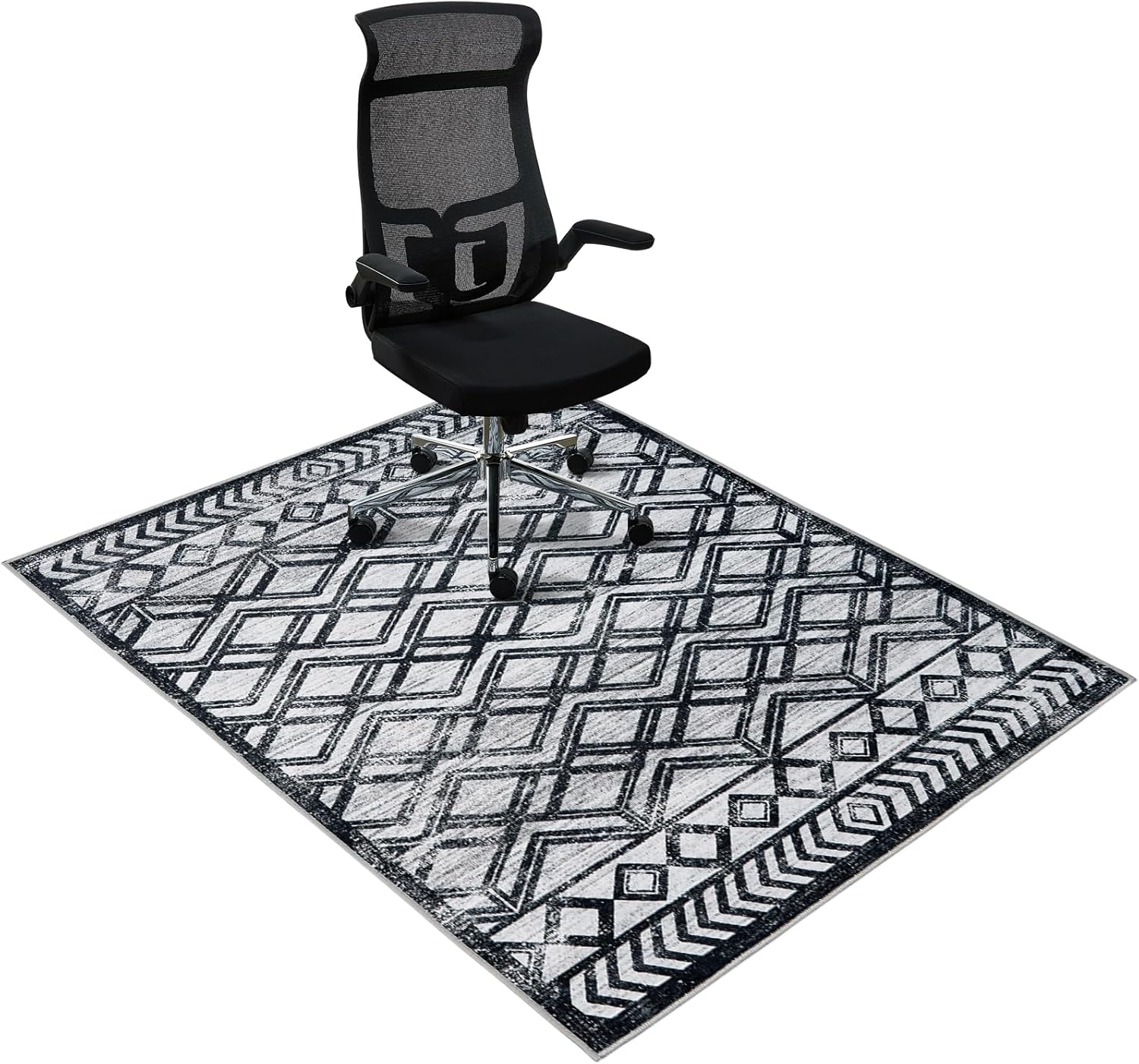 **Best Office Chair Mat, High-Quality 48”X60” Desk Chair Mat, Unique Prismatic C...