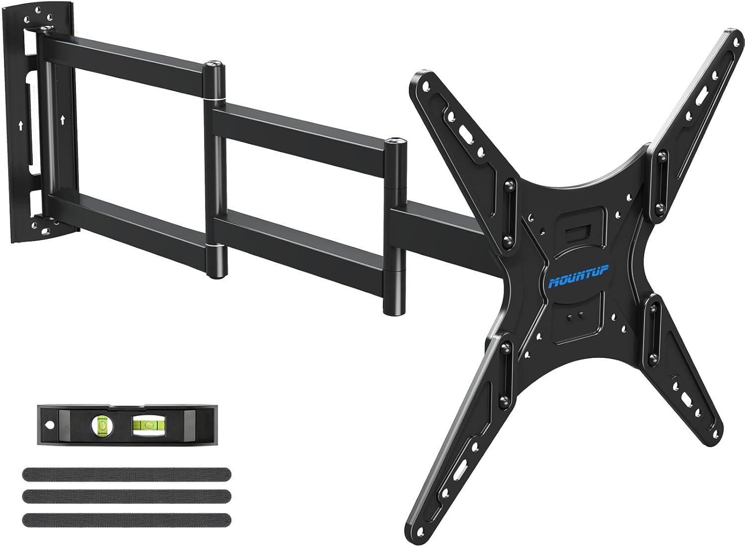 MOUNTUP Long Arm TV Wall Mount with 37.4 Inch Extension, Corner TV Mount for Mos...