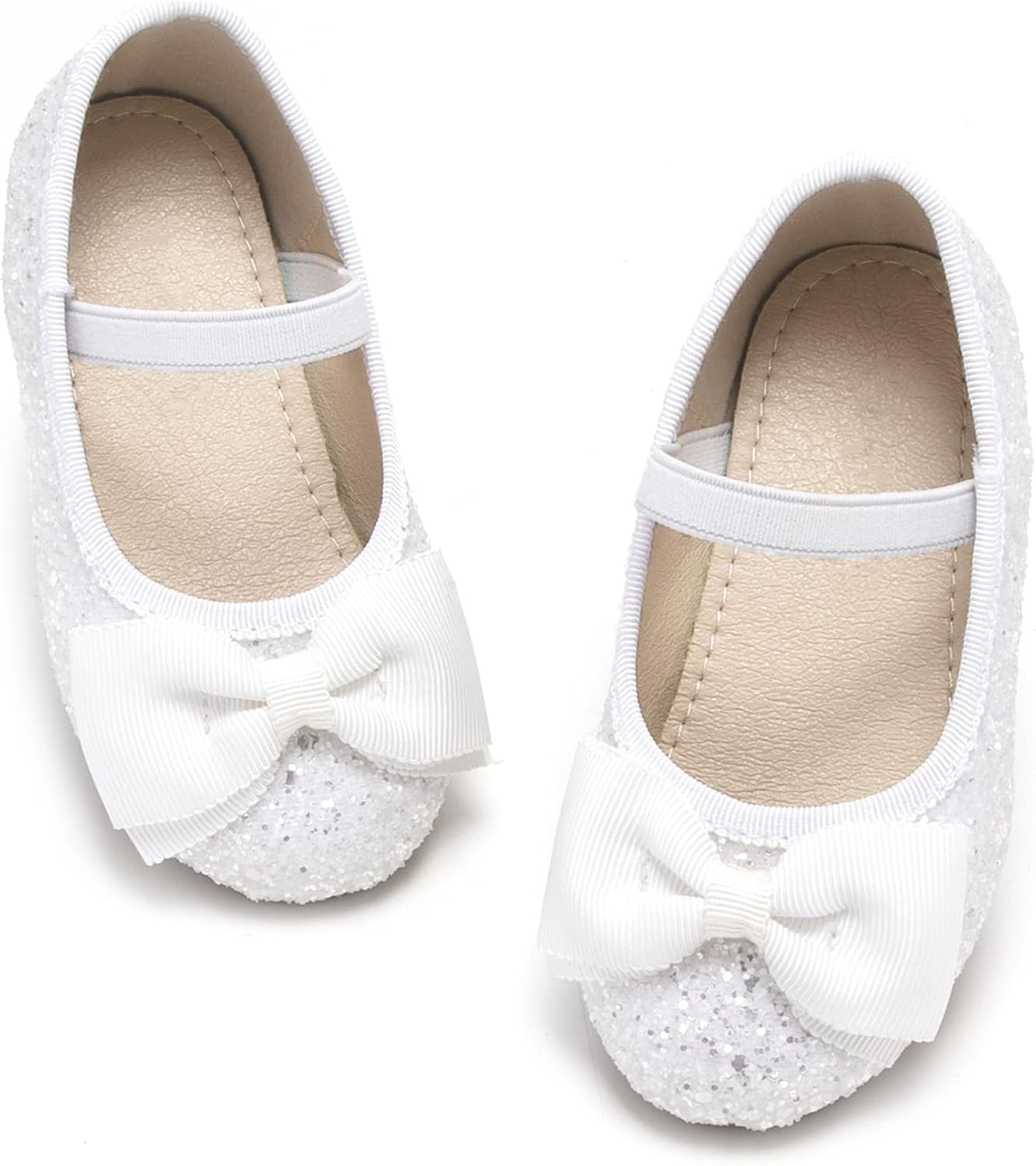 Kiderence Little Toddler Girls Dress Shoes Ballerina Ballet Flats Kids Mary Jane...