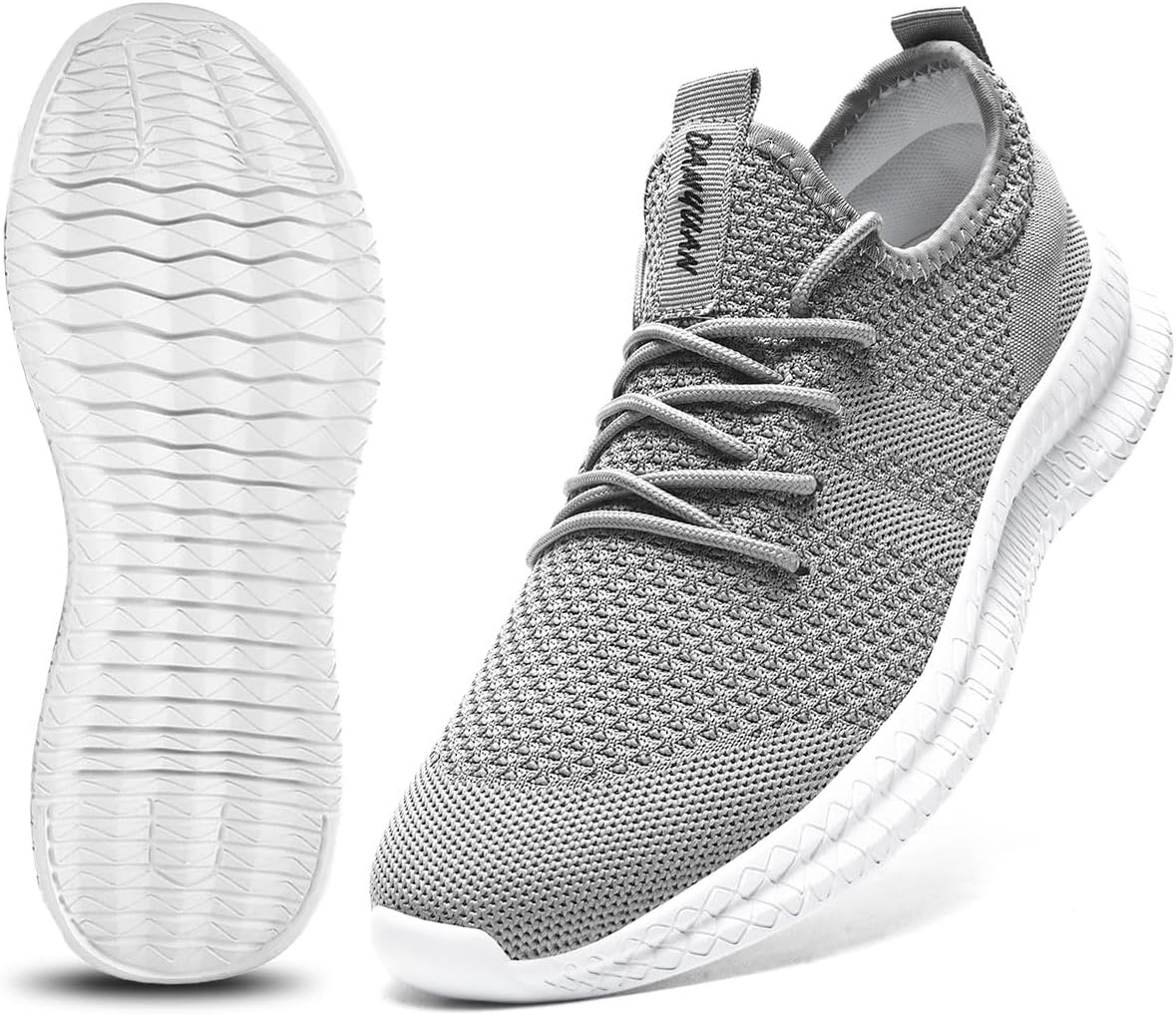 CAIQDM Women Running Shoes Slip-on Walking Sneakers Lightweight Breathable Train...