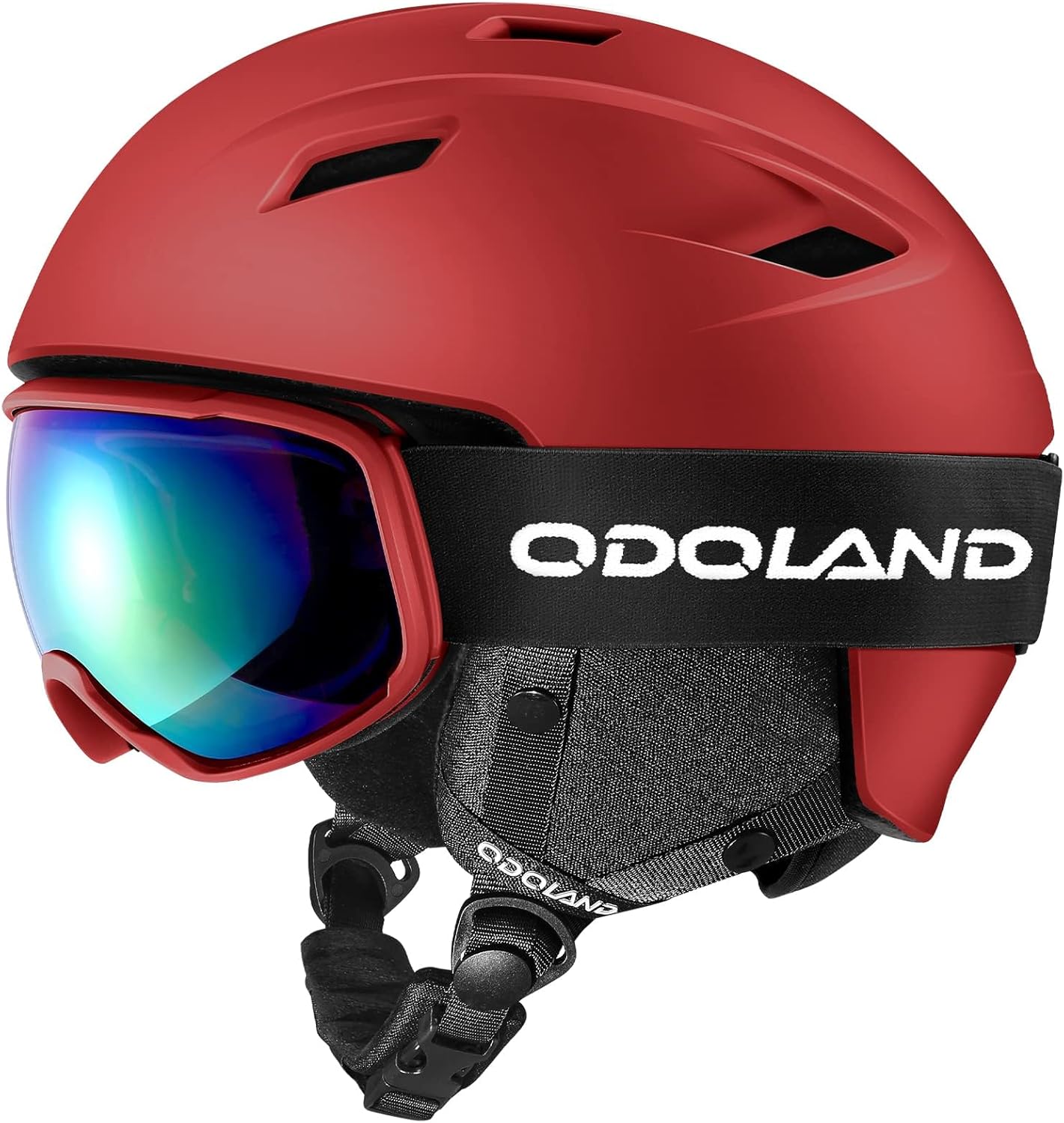 Odoland Ski Helmet and Goggles Set, Special Snowboard Helmet Glasses for Men, Hi...