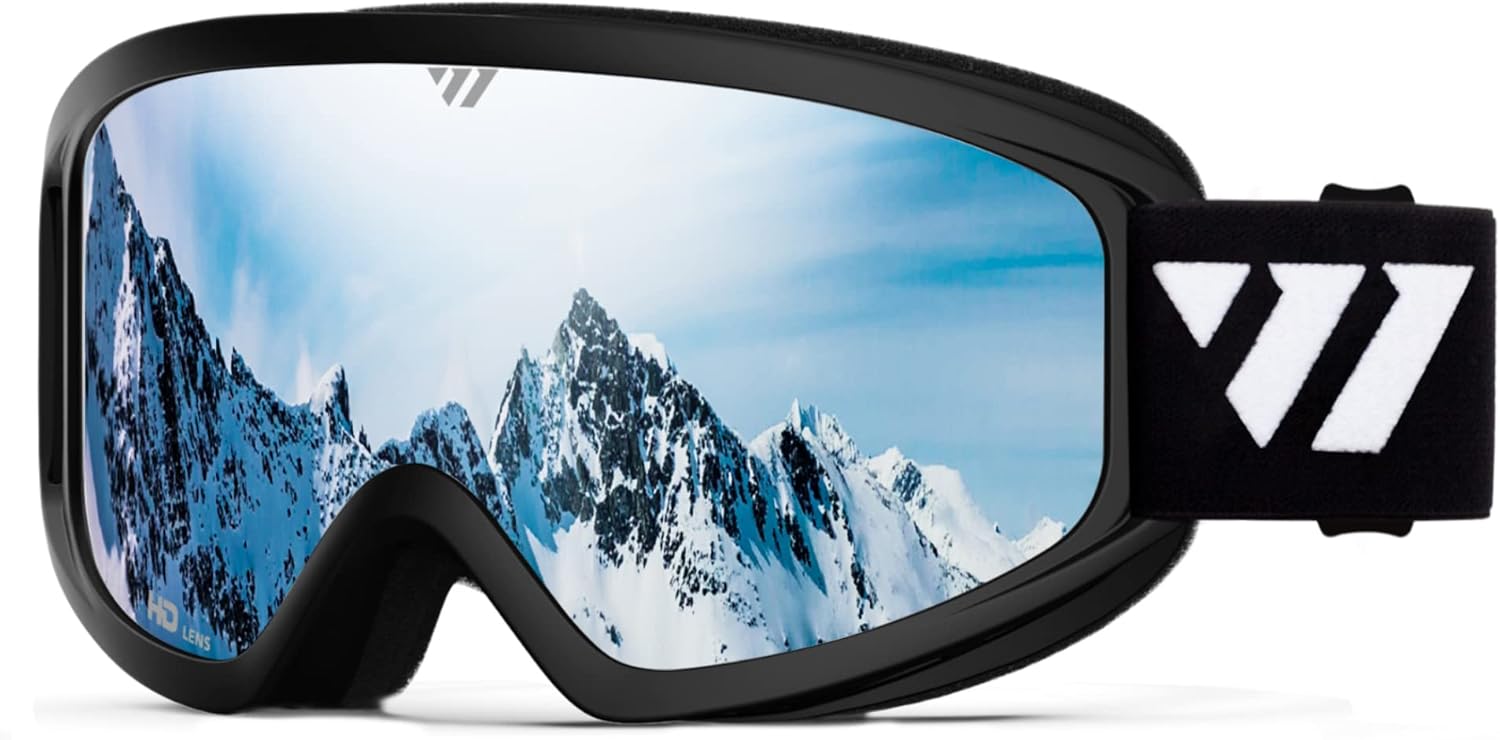 WISTON Ski Goggles - OTG Snow/Snowboard Goggles for Men, Women & Youth - 100% UV...