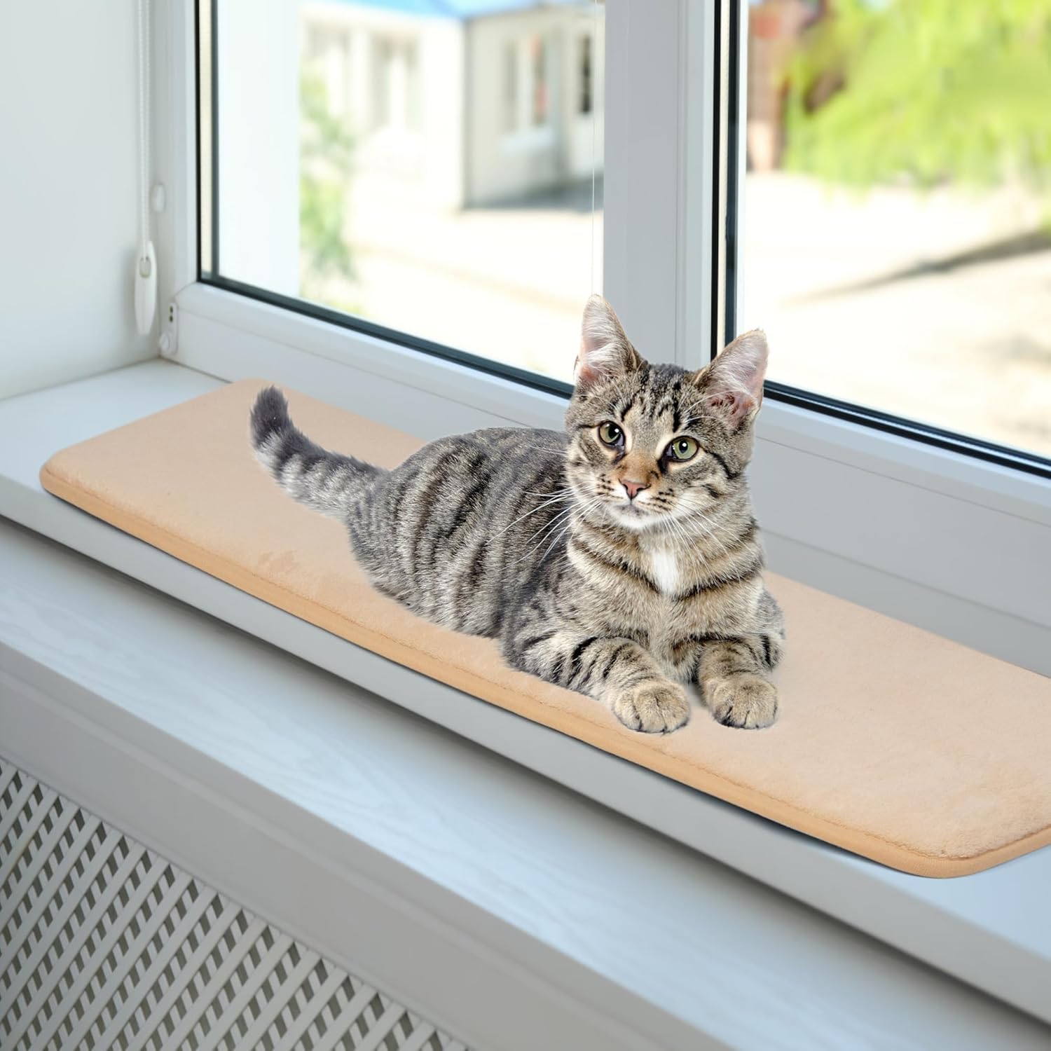 pet prime Cat Window Lying Mat for Windowsill Cat Window Bed Mat 90x28cm, Cat Lo...