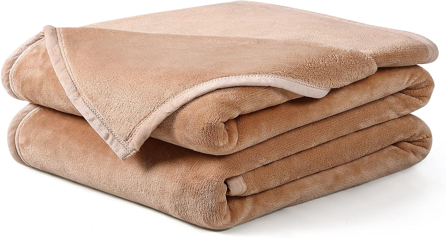 EASELAND Soft King Size Blanket All Season Warm Fuzzy Microplush Lightweight The...