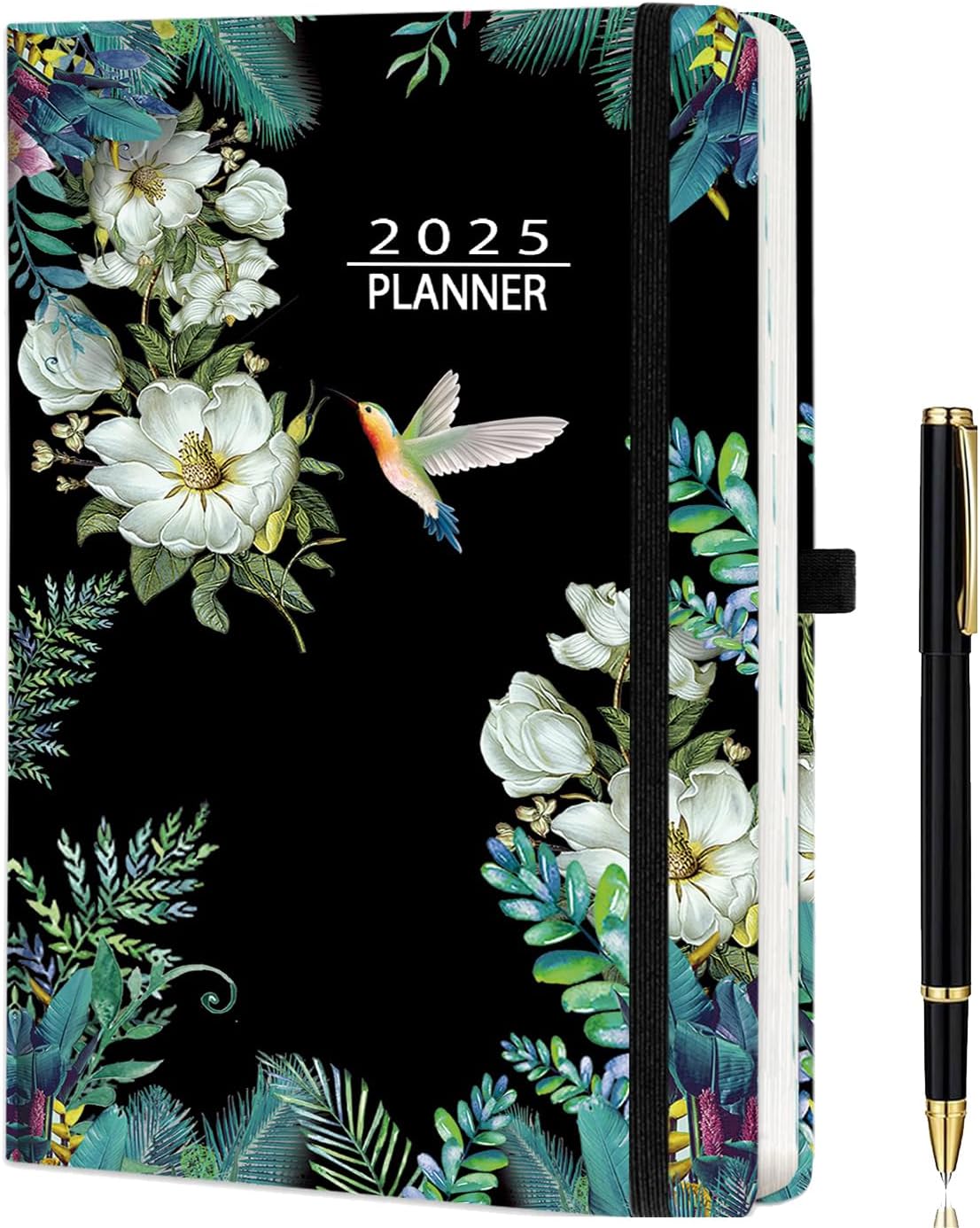 ZXHQ 2025 Diary A5 Page a Day, Jan-Dec Diary 2025 Day Per Page Full Year Planner...